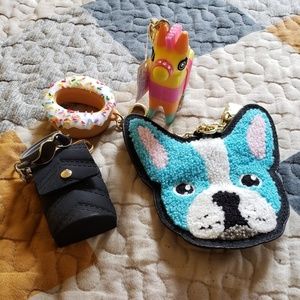 Pocket pac holders and luggage tag